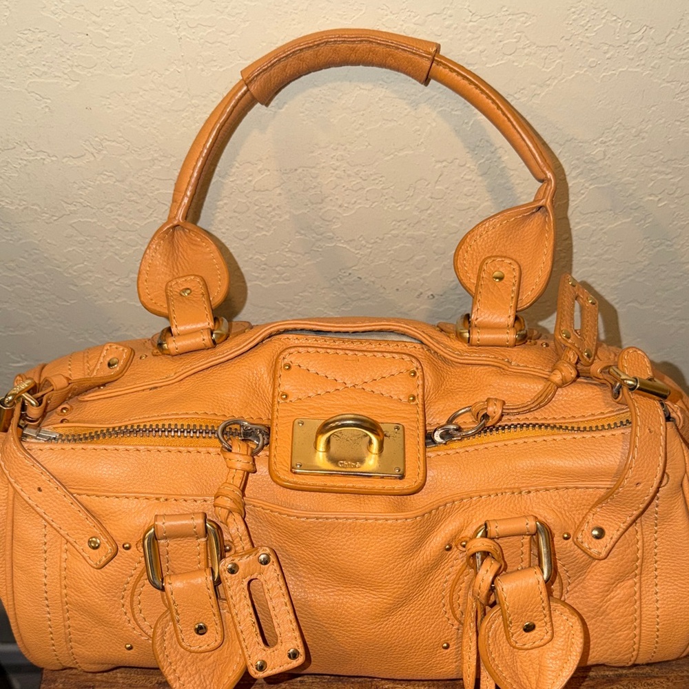 Chloe Tan Paddington Leather Satchel Bag - Picture 13 of 16